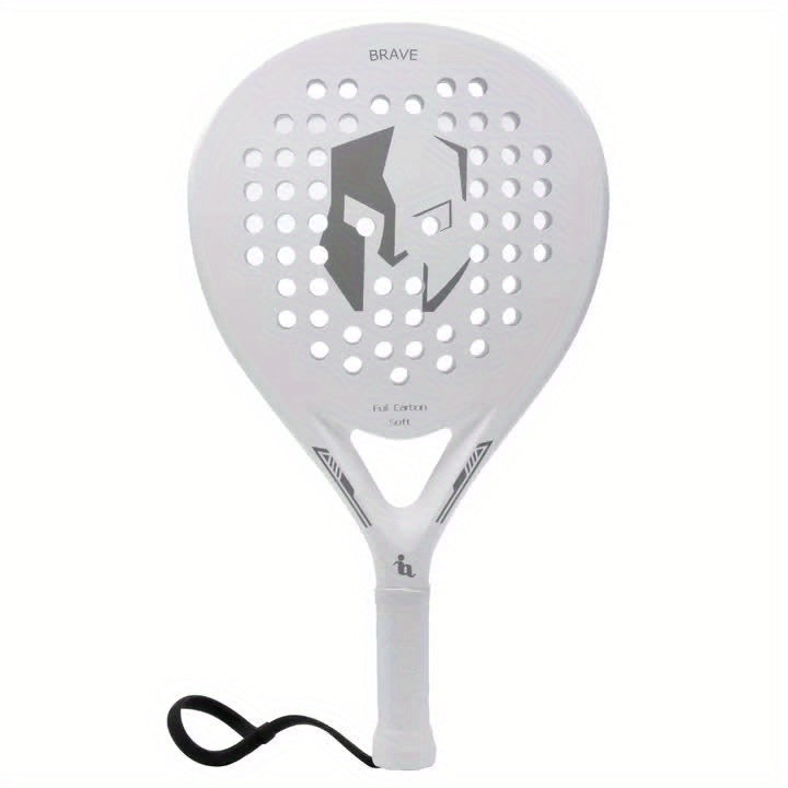IANONI Professional Carbon Fiber Padel Tennis Racket for Men & Women - High-Performance, Lightweight, and Durable with Enhanced Control - Perfect for Holiday Gifts (White), Tennis Accessories, Sports Equipment, Sleek Sports G