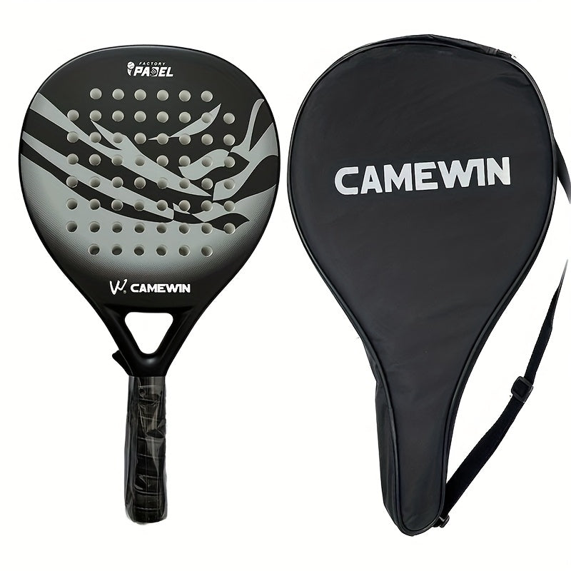 Padel Racket Tennis Carbon Fiber Soft EVA Face Tennis Paddle Racquet Racket with Padle Bag Cover with Free Gift New Hot