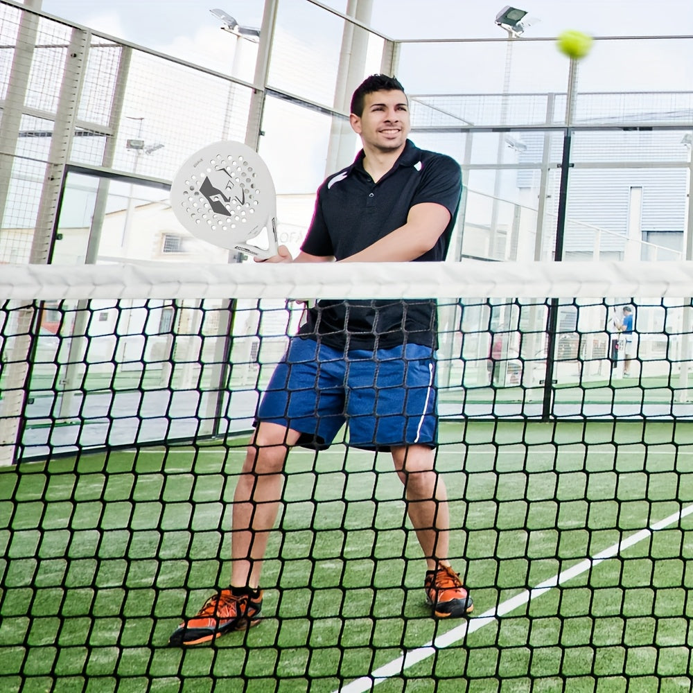 IANONI Professional Carbon Fiber Padel Tennis Racket for Men & Women - High-Performance, Lightweight, and Durable with Enhanced Control - Perfect for Holiday Gifts (White), Tennis Accessories, Sports Equipment, Sleek Sports G