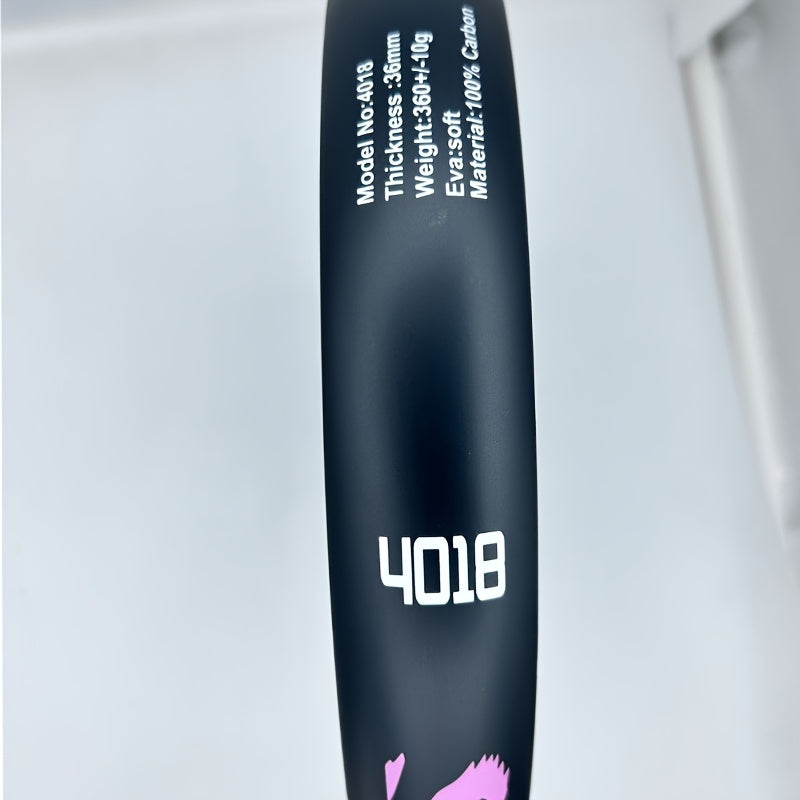 [New Hot, Padel Racket] 1pc Glassfiber Soft EVA Face Padel Racket Tennis Paddle Racquet with Padel Bag Cover - New Hot