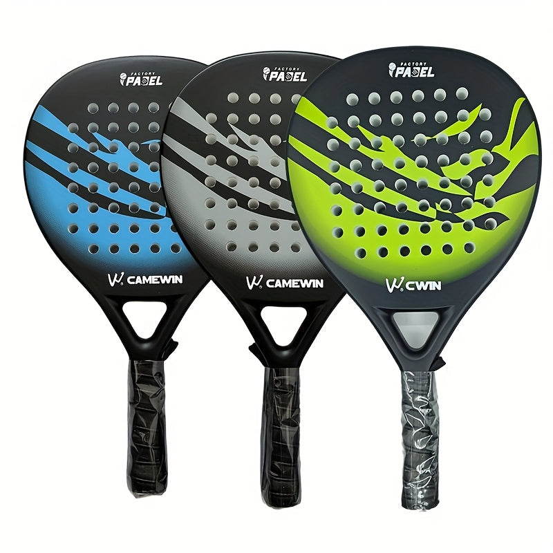 Padel Racket Tennis Carbon Fiber Soft EVA Face Tennis Paddle Racquet Racket with Padle Bag Cover with Free Gift New Hot