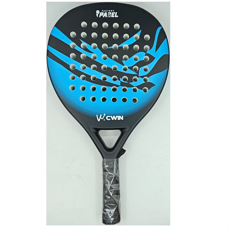 Padel Racket Tennis Carbon Fiber Soft EVA Face Tennis Paddle Racquet Racket with Padle Bag Cover with Free Gift New Hot