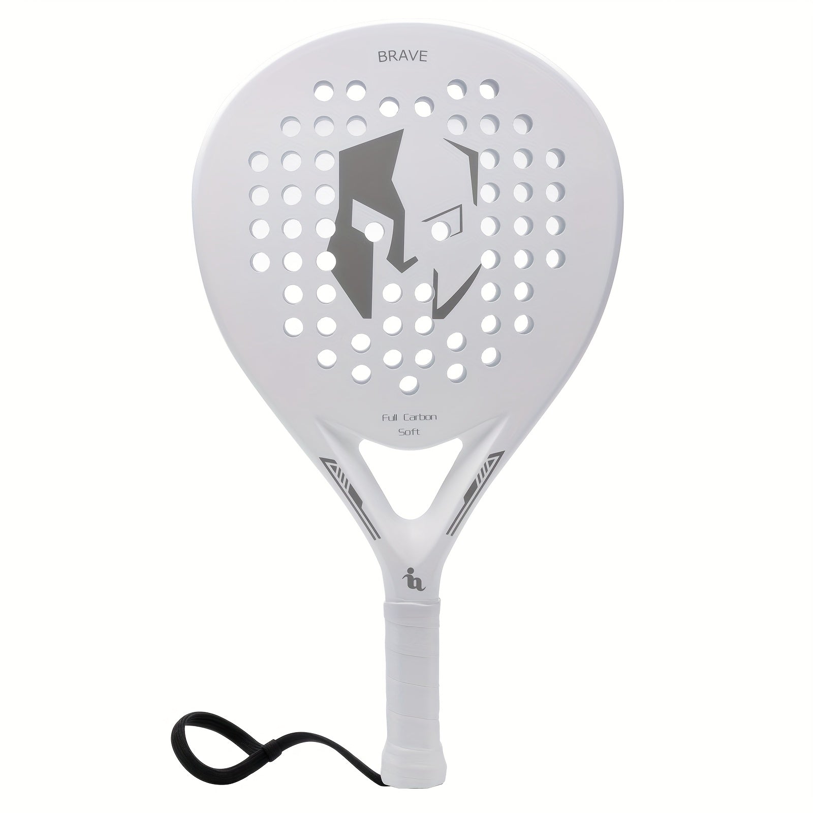 IANONI Professional Carbon Fiber Padel Tennis Racket for Men & Women - High-Performance, Lightweight, and Durable with Enhanced Control - Perfect for Holiday Gifts (White), Tennis Accessories, Sports Equipment, Sleek Sports G
