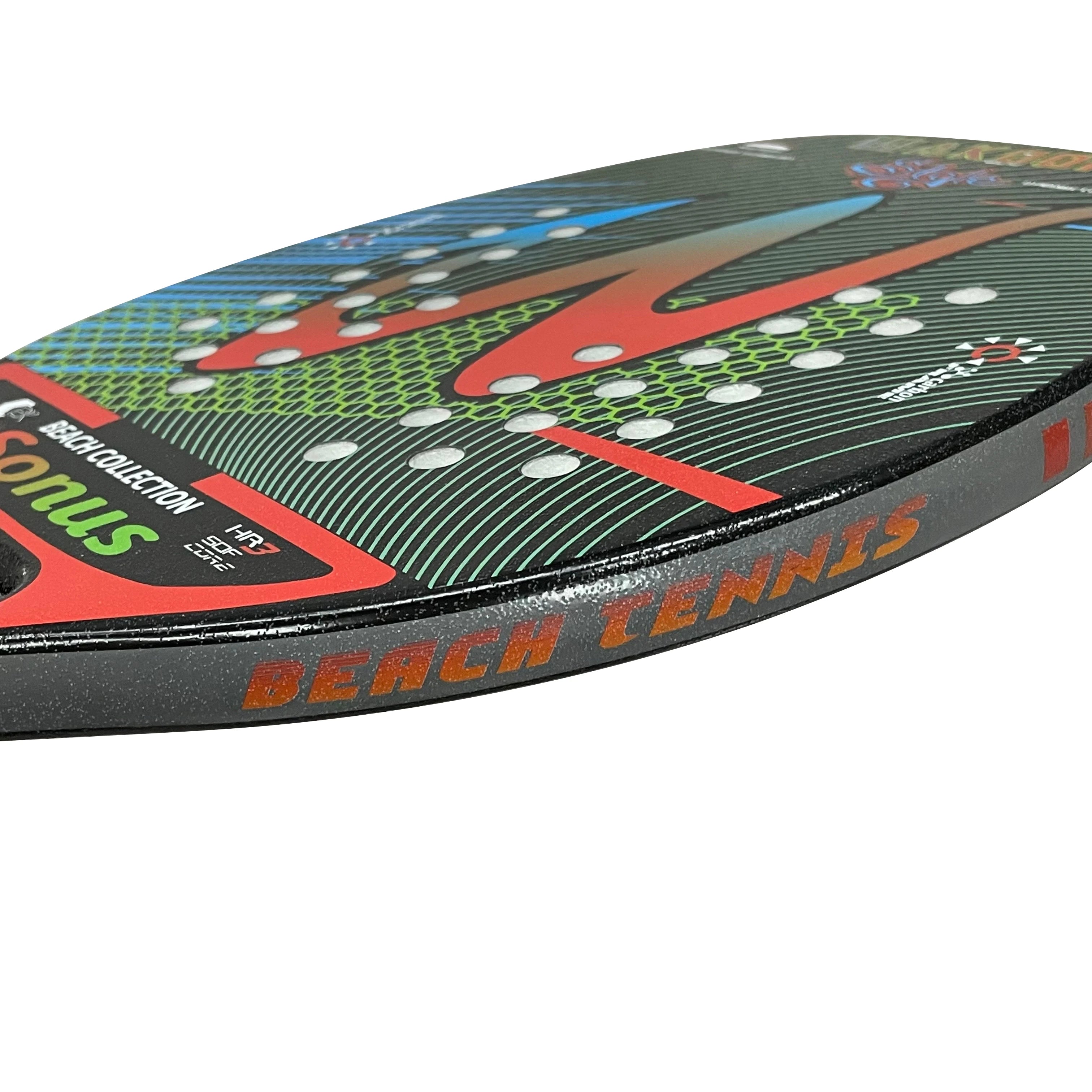 Wakdop 12K Raquete beach tenis Carbon Fiber Rough Surface Beach Tennis Racket