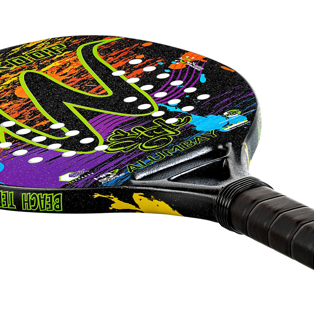 Wakdop 12K Raquete beach tenis Carbon Fiber Rough Surface Beach Tennis Racket