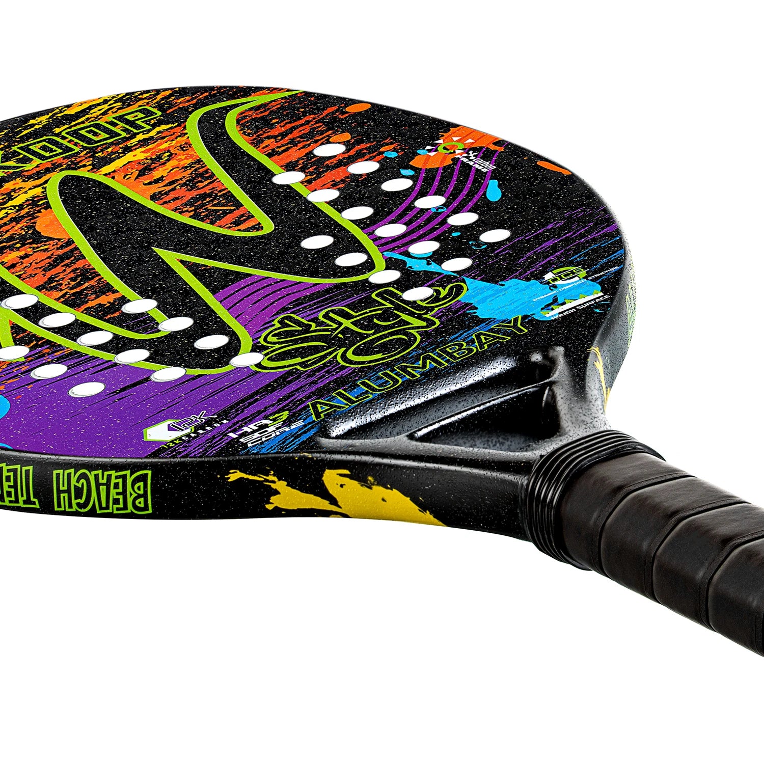 Wakdop 12K Raquete beach tenis Carbon Fiber Rough Surface Beach Tennis Racket