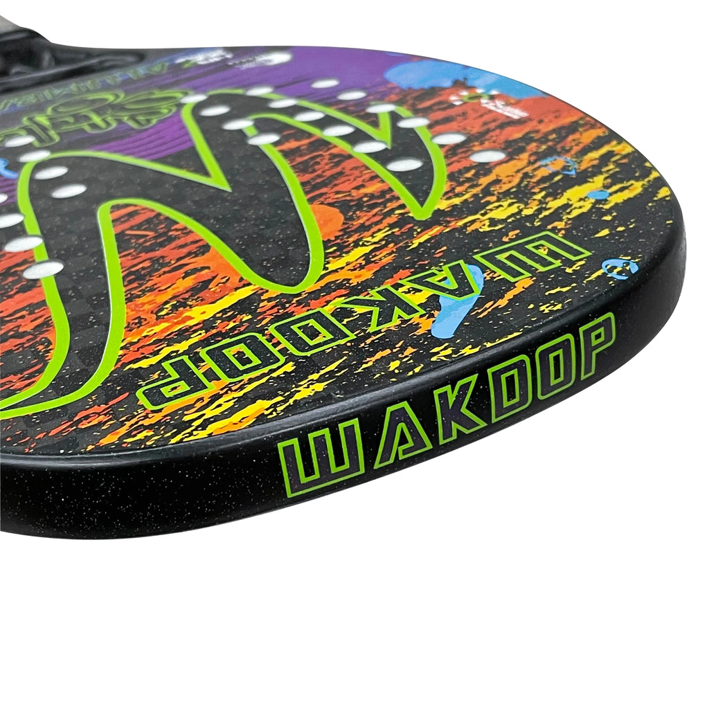 Wakdop 12K Raquete beach tenis Carbon Fiber Rough Surface Beach Tennis Racket