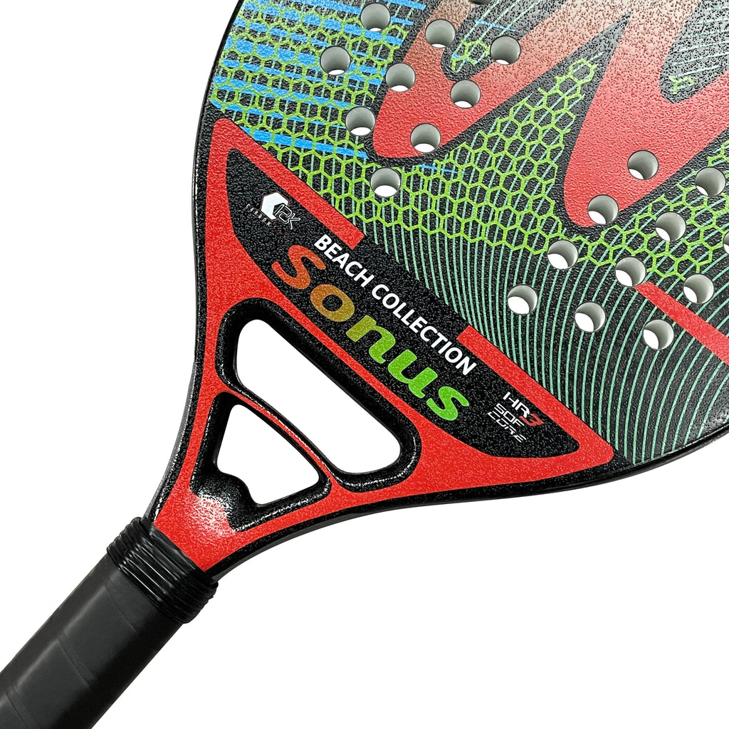 Wakdop 12K Raquete beach tenis Carbon Fiber Rough Surface Beach Tennis Racket