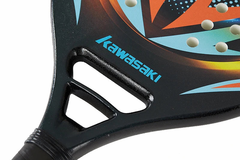 Original Kawasaki Beach Tennis Racket Carbon Professional Raquete beach tenis Tennis Racquet Rough Face With Bag