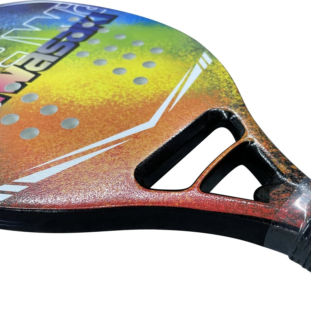 Original Kawasaki Beach Tennis Racket Carbon Professional Raquete beach tenis Tennis Racquet Rough Face With Bag