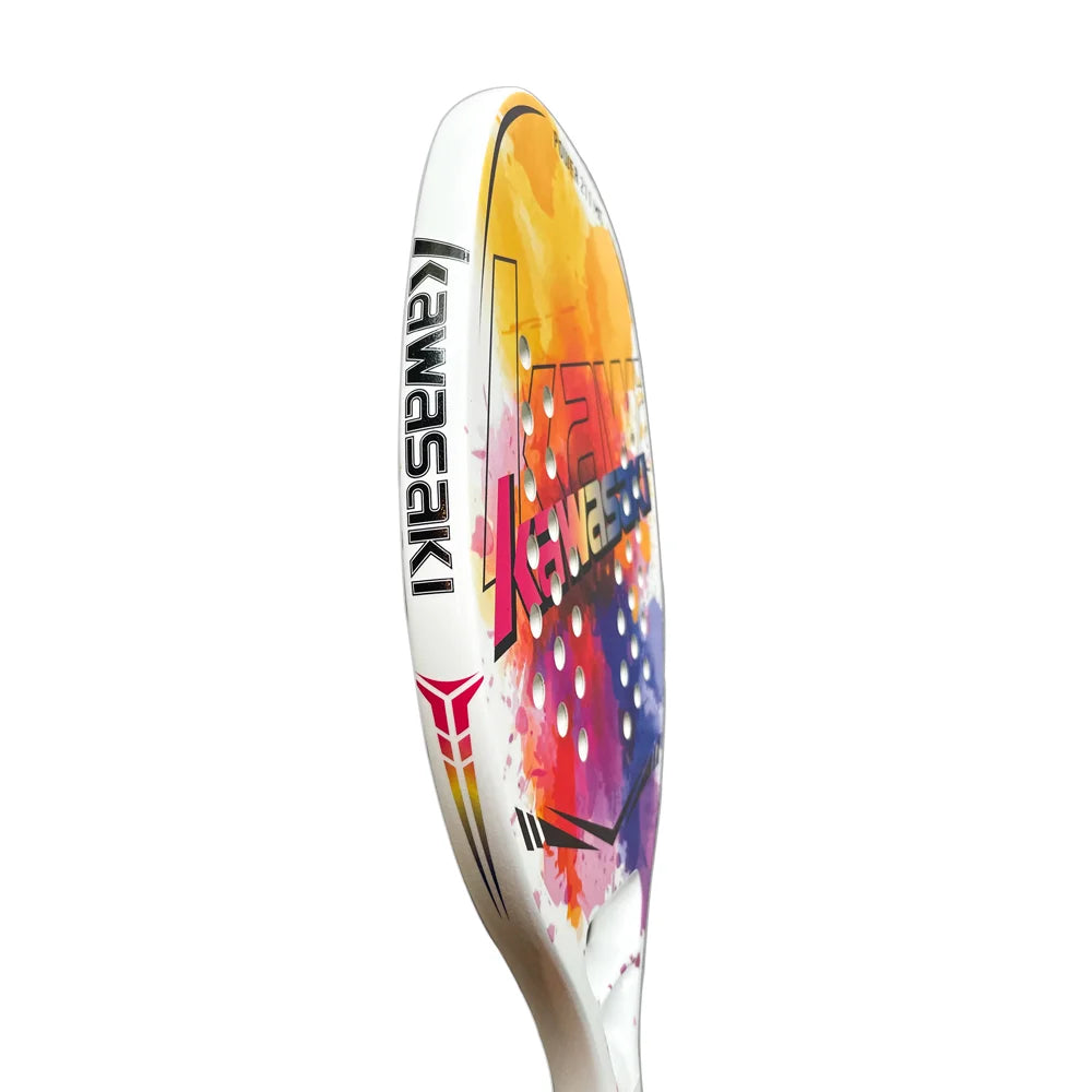 Original Kawasaki Beach Tennis Racket Carbon Professional Raquete beach tenis Tennis Racquet Rough Face With Bag