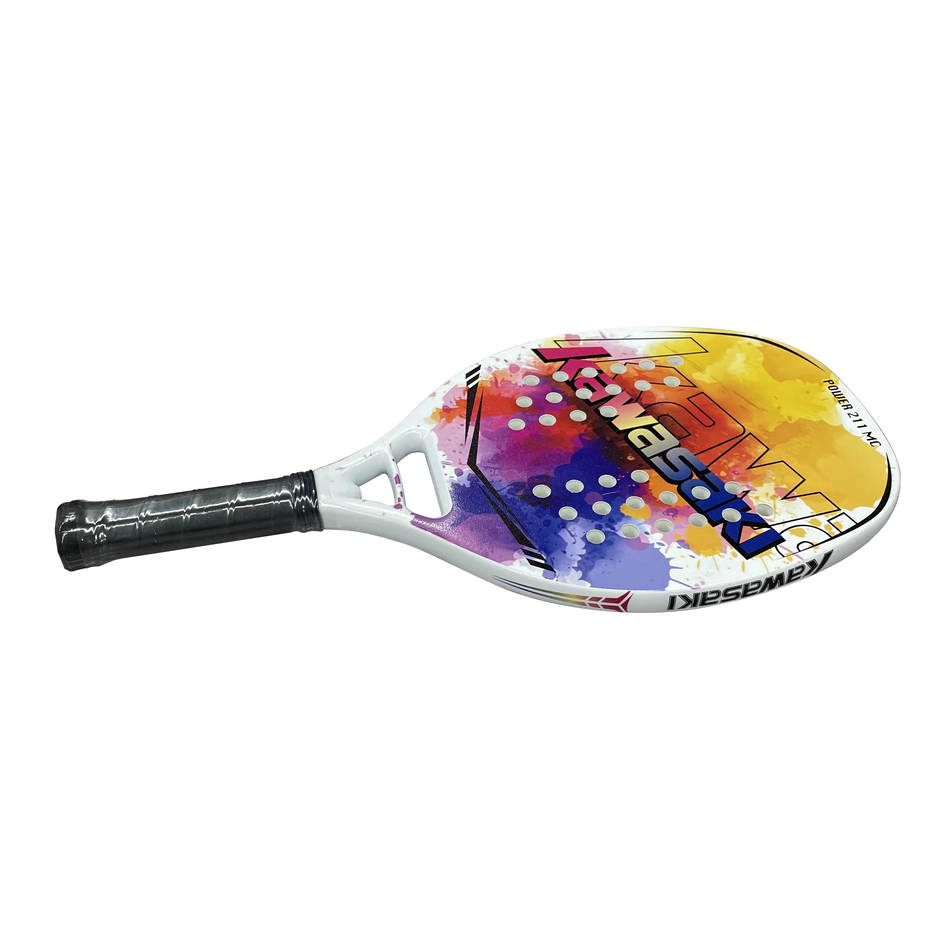 Original Kawasaki Beach Tennis Racket Carbon Professional Raquete beach tenis Tennis Racquet Rough Face With Bag