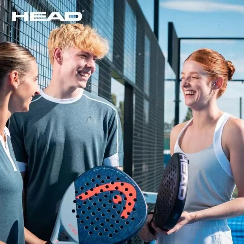 HEAD 2025 NEW Tennis Padel Rackets VIBE Series Carbon Fibre Eva Memory Flex Foam Core Padel Tennis Racquets Lightweight