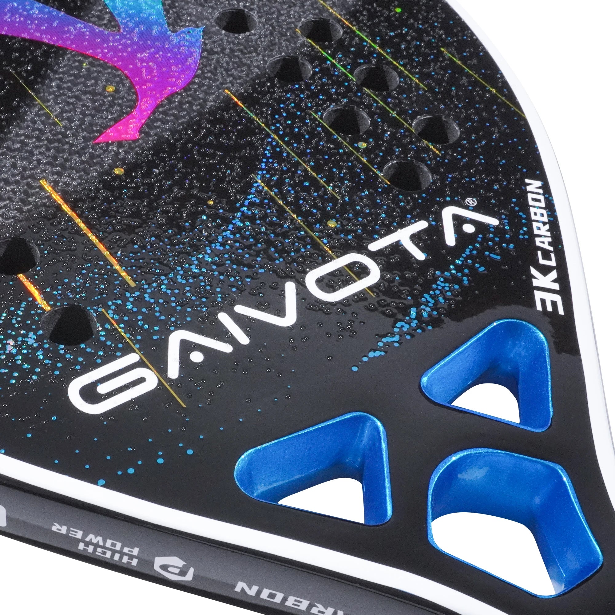GAIVOTA 2025 carbon fiber beach tennis racket 3K mid to senior professional athlete+backpack