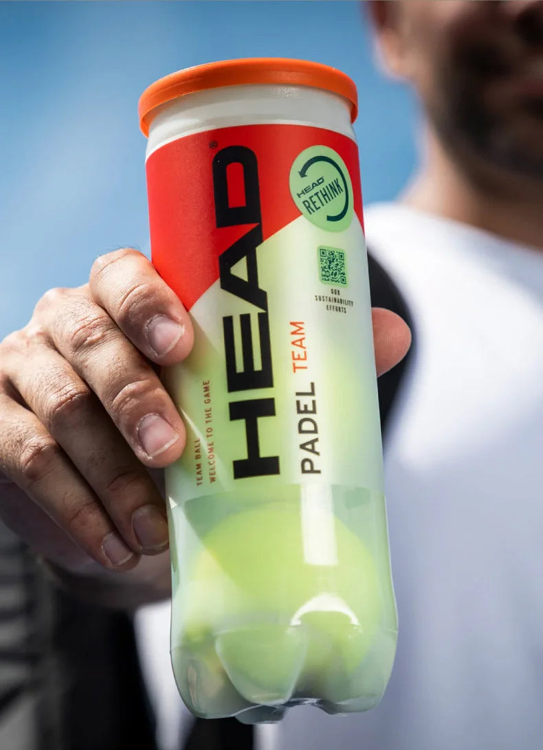 HEAD Controlled Padel BallsPaddle Paddle Tennis Tournament Training Ball 1 Can = 3 Balls