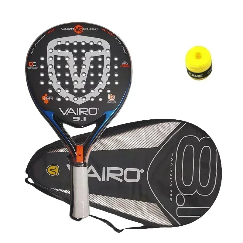 Padel Plate Tennis Racket Carbon Fibre Composite Diamond Shaped EVA Laminated Foam HPS Fengdong 3D SPIN Sports Racquet