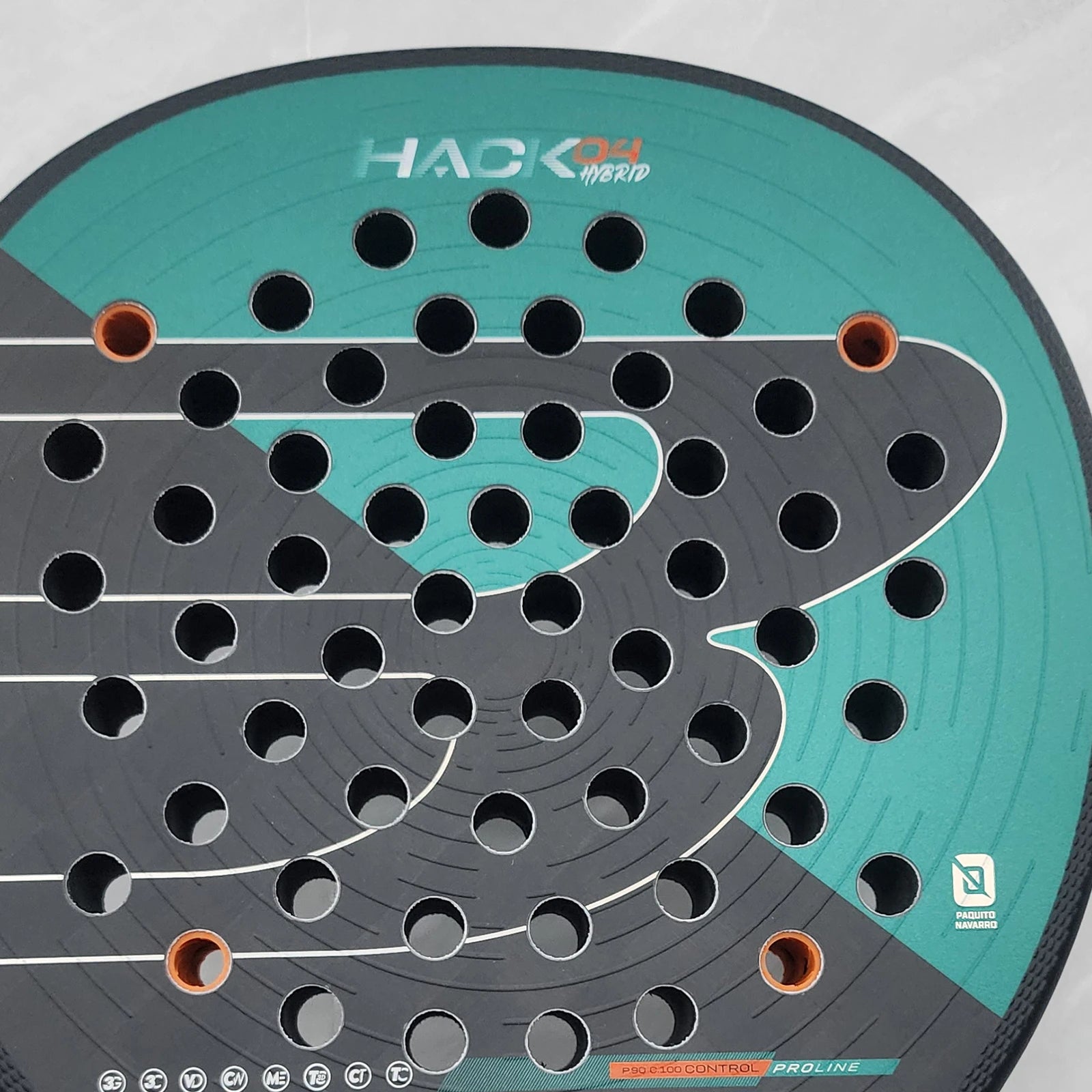 X-ONE-Carbon Fiber Paddle Raquete De Tenis  Nucleo Redondo Forma Para Iniciantes, Raquete Sem Capa Saco, 3K 12K 18K 2023-2025