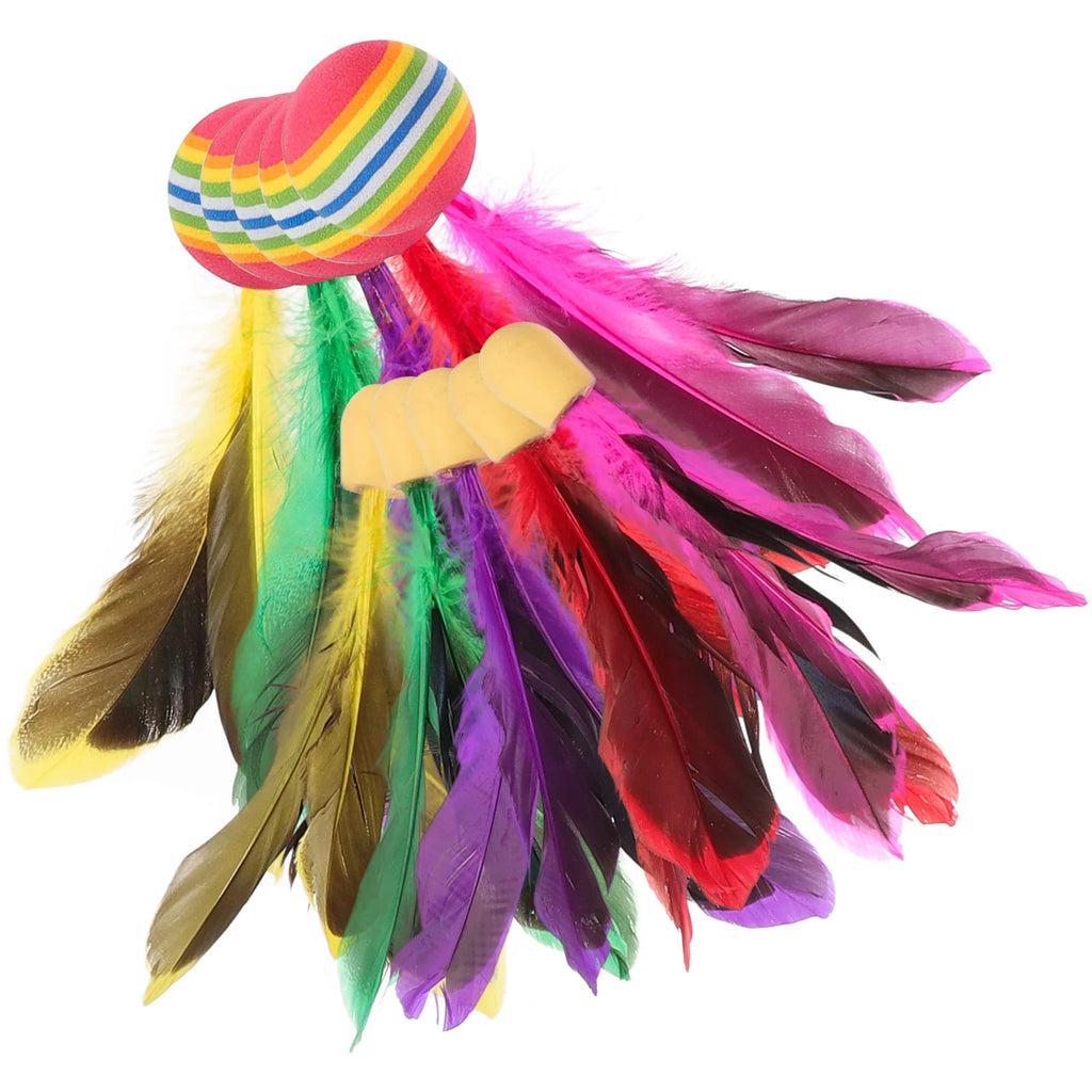 10 Pcs Beach Colored Plate Badminton Child Toy Shuttlecocks Outdoor Toys