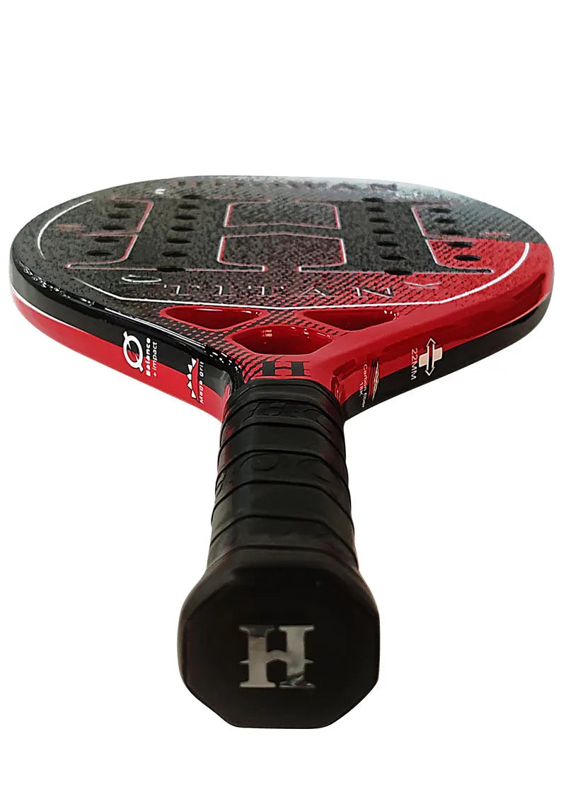 HOOWAN TITAN 18K Beach Tennis Racket Professional T700 Carbon Fiber 18K Rough Surface 22MM Profil Well Balance