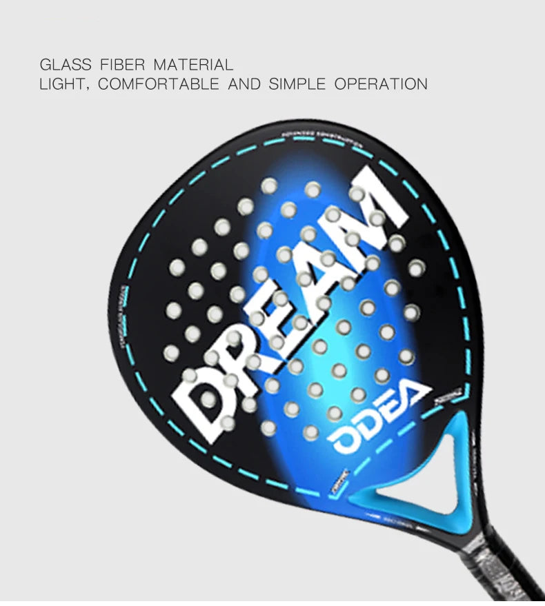 Odea Plate Tennis Racket Cage Beach Paddle Professional Advanced Carbon Fiber Sports Racket Outdoor Sports Racket