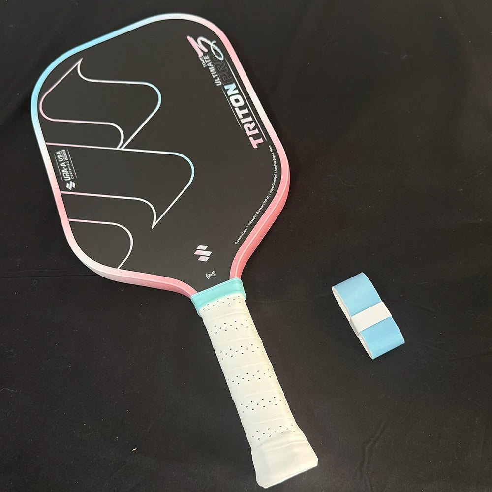 TRITON PRO Thermoformed Pickleball Paddle, T700 Carbon Fiber Pickleball Paddle, Non-Slip Grip with Hand Glue, Polypropylene Core