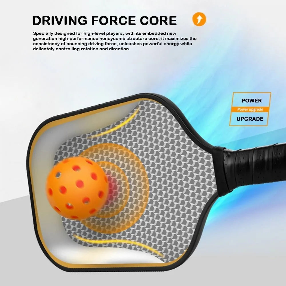 1pc T700 Pickleball Paddles Carbon Fiber USAPA Approved Pickleball Rackets Frosted Surface Non-slip Grip Pickle Ball Paddle