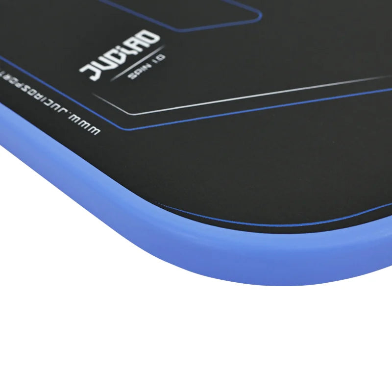 JUCIAO USAPA Approved Thermoformed Unibody T700 Raw Carbon Fiber Pickleball Paddle Spin Textured Surface With Foam Edge