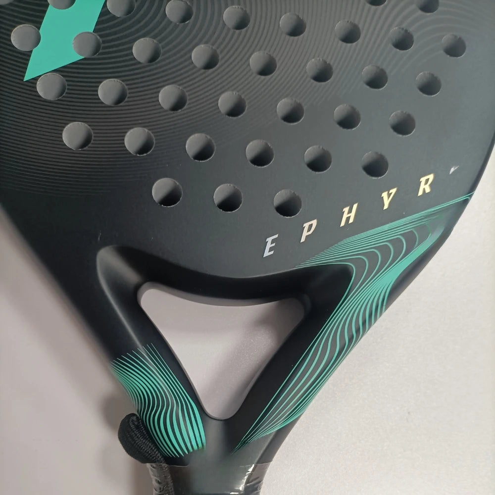 Hot Professional Padel Tennis Racket Carbon Fibre Composite Diamond Shaped EVA Laminated Foam Fengdong 3D SPIN Sports Racquet