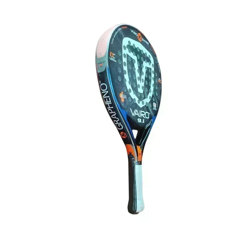 Padel Plate Tennis Racket Carbon Fibre Composite Diamond Shaped EVA Laminated Foam HPS Fengdong 3D SPIN Sports Racquet