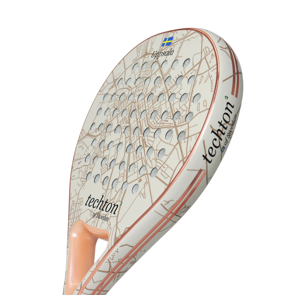 Padel Racket 3K/12K Carbon Fiber with Foam Core Round Shape 3D Hexgon with Cover Bag Performance Paddle