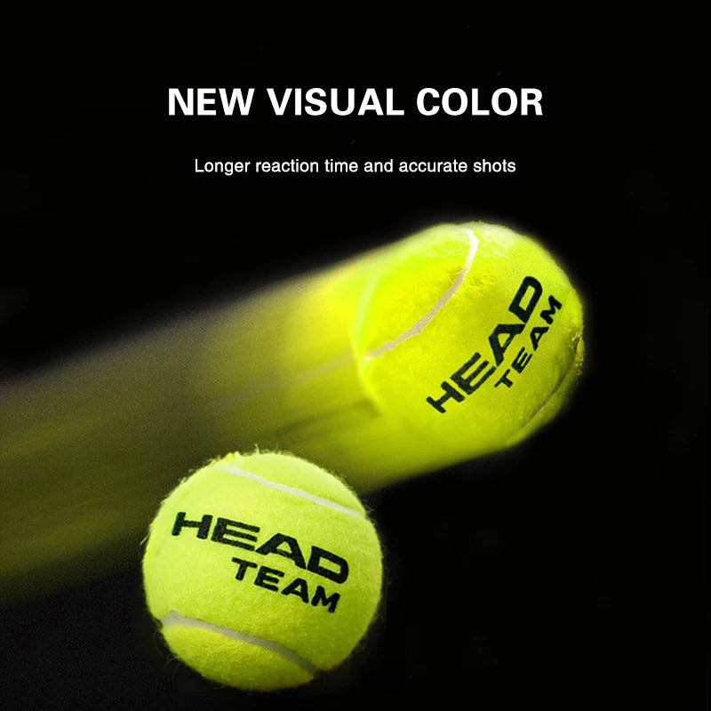 HEAD Professional Tennis 4B TEAM 3 Tour X Training Ball T 3B Pro Match Balls High Elasticity Resistant Durable Excesice Tennis