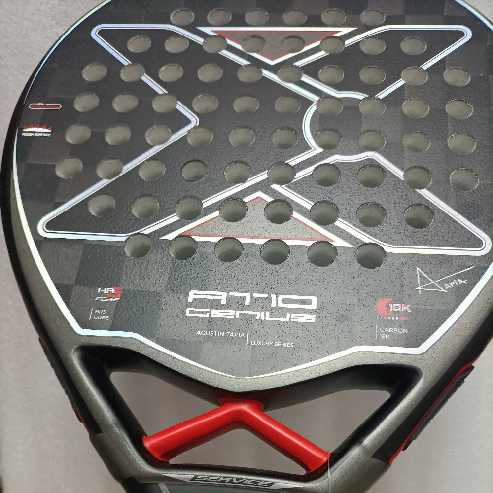 Hot Professional Padel Tennis Racket Carbon Fibre Composite Diamond Shaped EVA Laminated Foam Fengdong 3D SPIN Sports Racquet