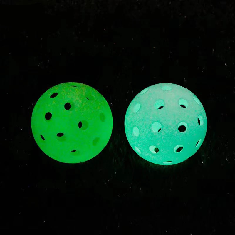 Indoor Pickleball Balls Paddle Ball 26 Holes Pickleball Sport Training Practice Plastic Pickleball Airflow Hollow Balls