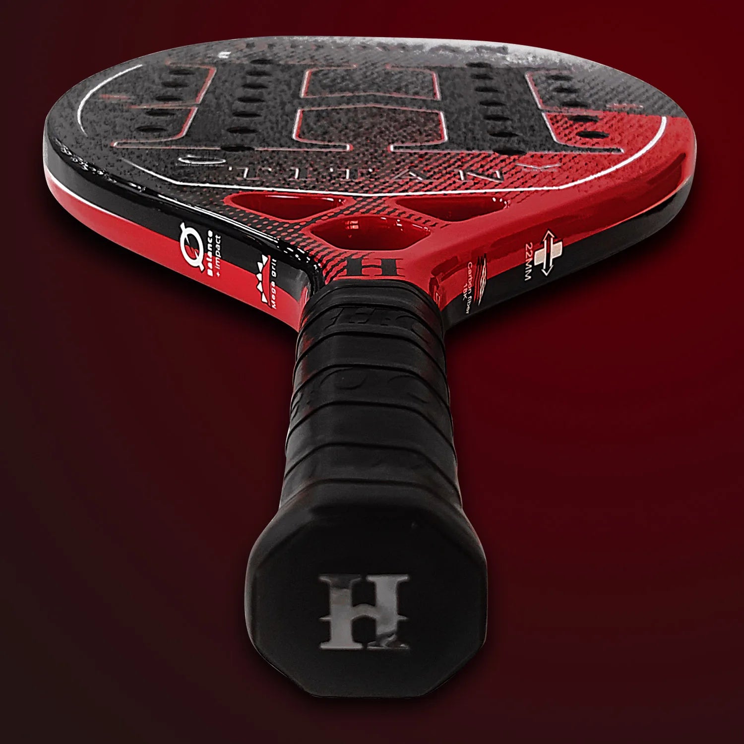 HOOWAN TITAN 18K Beach Tennis Racket Professional T700 Carbon Fiber 18K Rough Surface 22MM Profil Well Balance