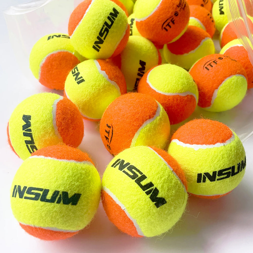 Beach Tennis Balls Professional 3/6/12/60 Pcs ITF Approved Stage2 BeachTrainning Balls for Kids and Beginner