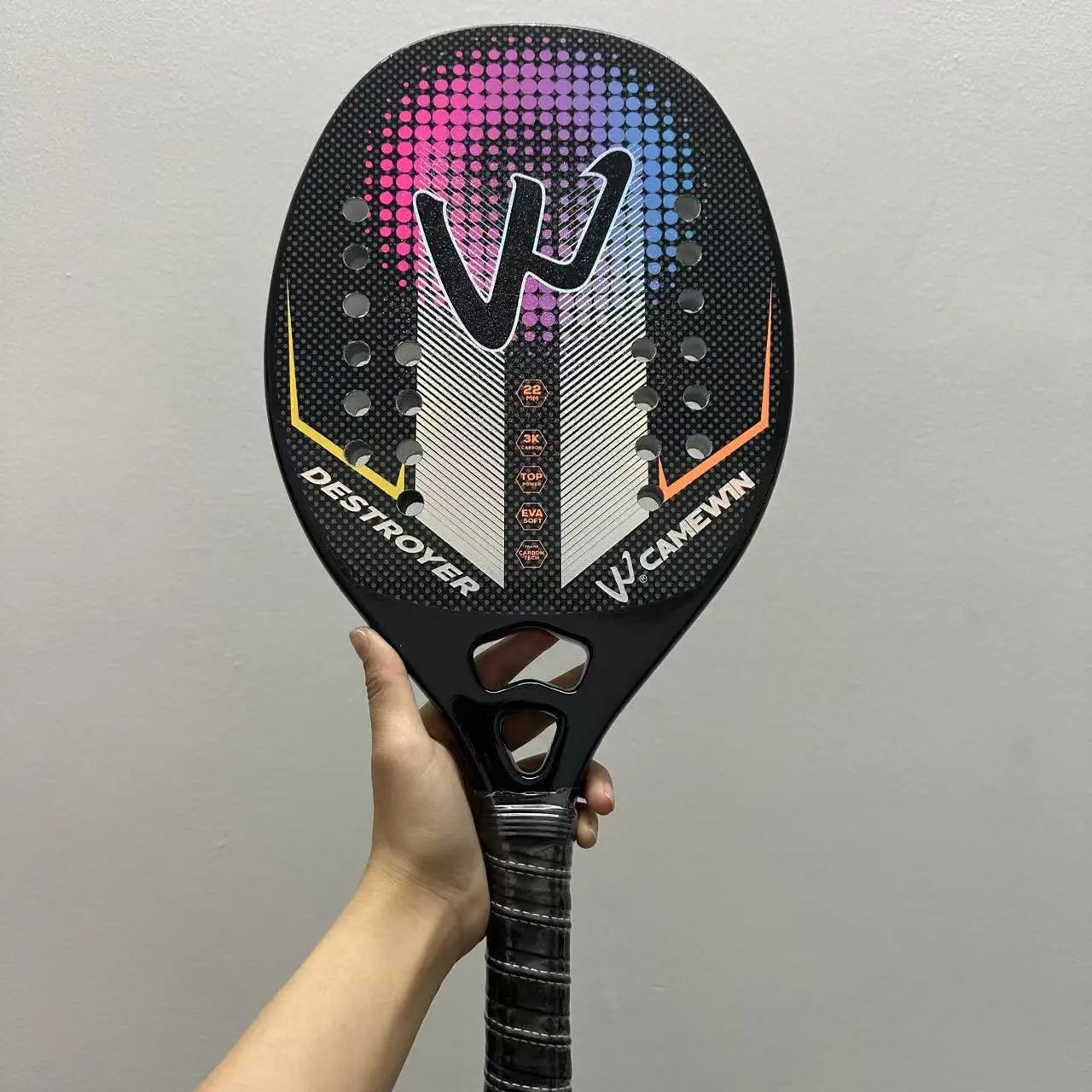 New ng17 Beach tennis rackets Carbon fiberhigh quality carbon fiber outdoor sports racket racket with bag