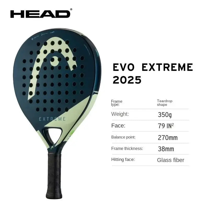HEAD 2025 NEW Tennis Padel Rackets VIBE Series Carbon Fibre Eva Memory Flex Foam Core Padel Tennis Racquets Lightweight