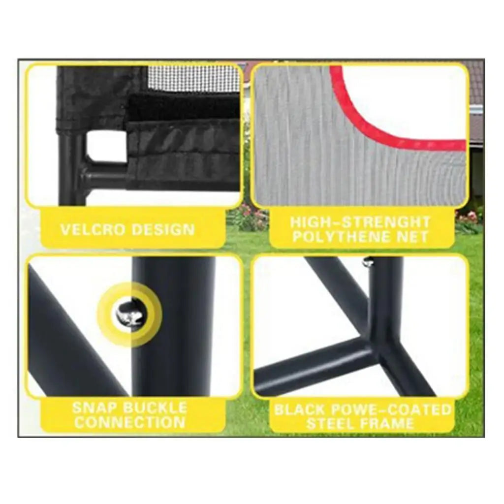 Badminton Net Set with Stand with Rackets for Beginners Backyard Practice