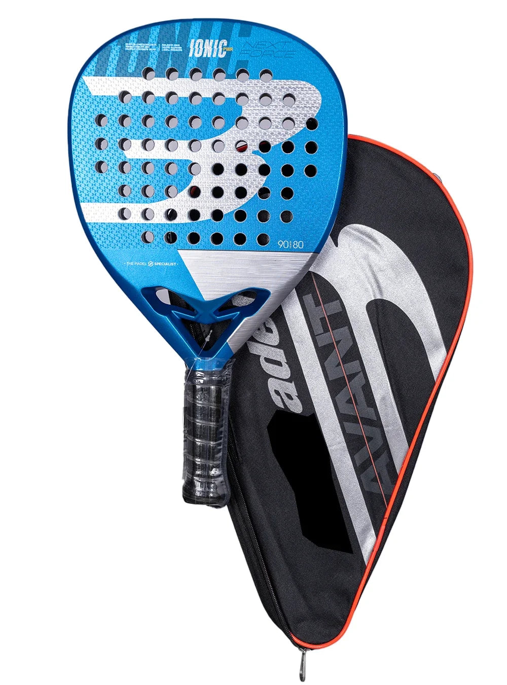 IONIC Control Padel Racket Carbon Fiber Tennis Racquet for Adults, EVA Soft Core, Balanced Power & Precision, Comfort Grip,