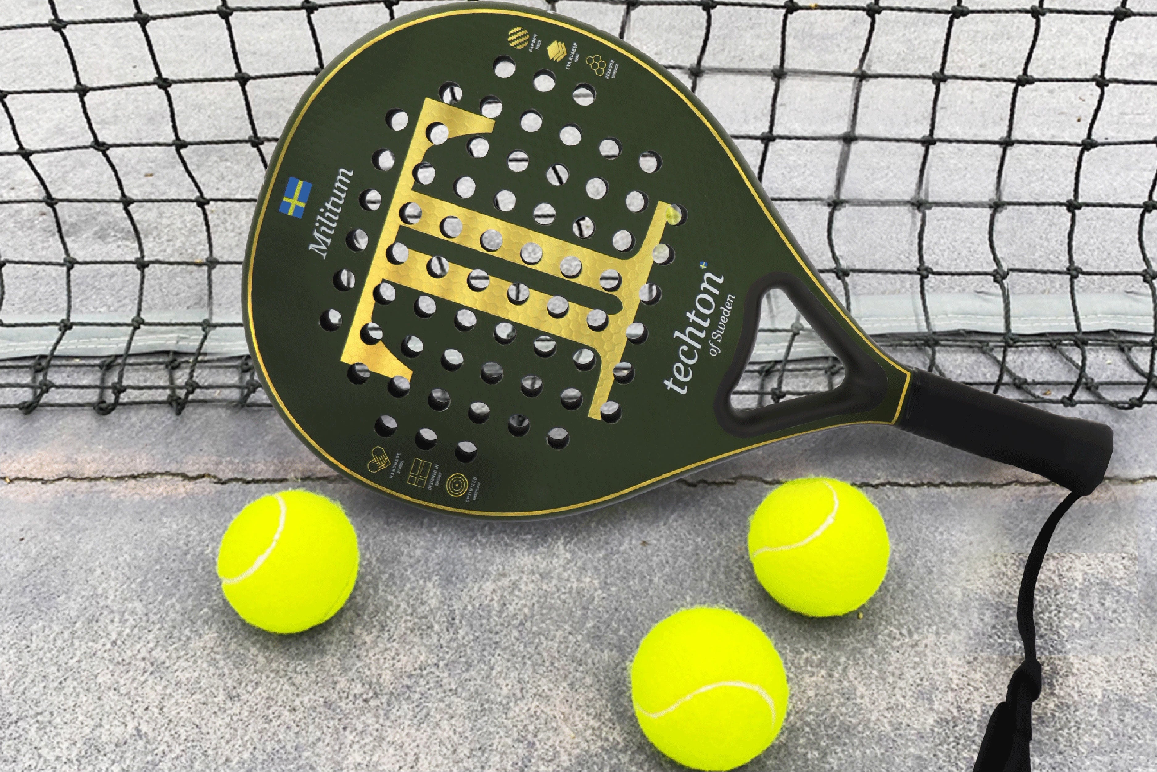 Padel Racket Carbon Fiber Soft EVA Head Memory Flex Foam for Excellent Balance Core Lightweight and Suitable for Beginners