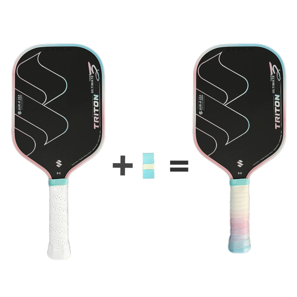 TRITON PRO Thermoformed Pickleball Paddle, T700 Carbon Fiber Pickleball Paddle, Non-Slip Grip with Hand Glue, Polypropylene Core