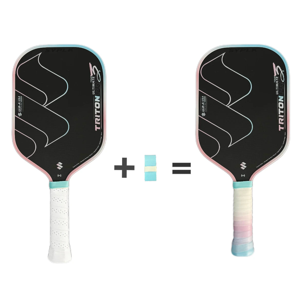 TRITON PRO Thermoformed Pickleball Paddle, T700 Carbon Fiber Pickleball Paddle, Non-Slip Grip with Hand Glue, Polypropylene Core