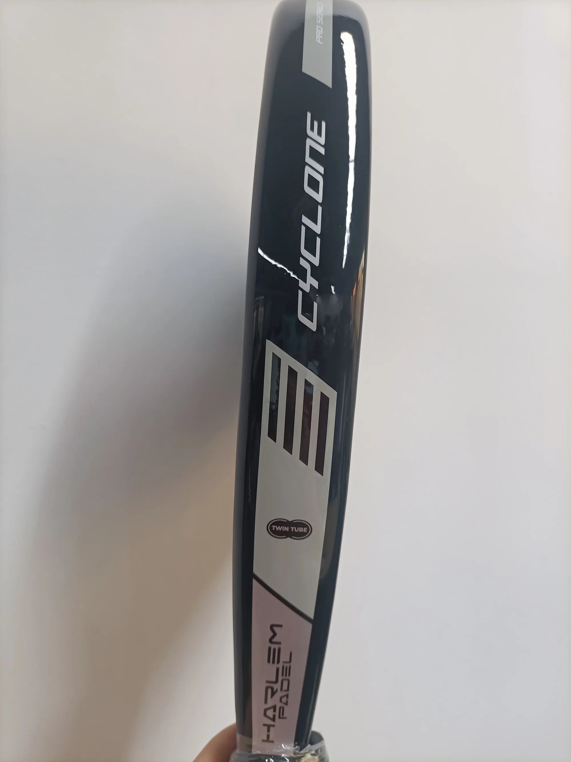 Padel Tennis Racket, 3K Carbon Fiber, Eva Soft Memory Shape, Rough Surface, High Balance Padel Paddle without Bag