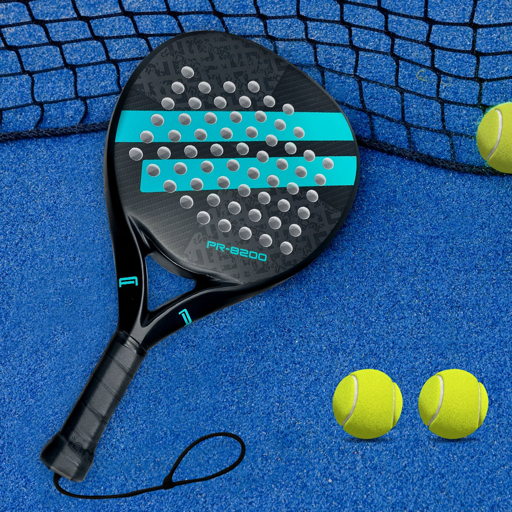 IANONI Padel Racket Carbon Fiber Surface with EVA Memory Flex Foam Core Lightweight Padel Racquet