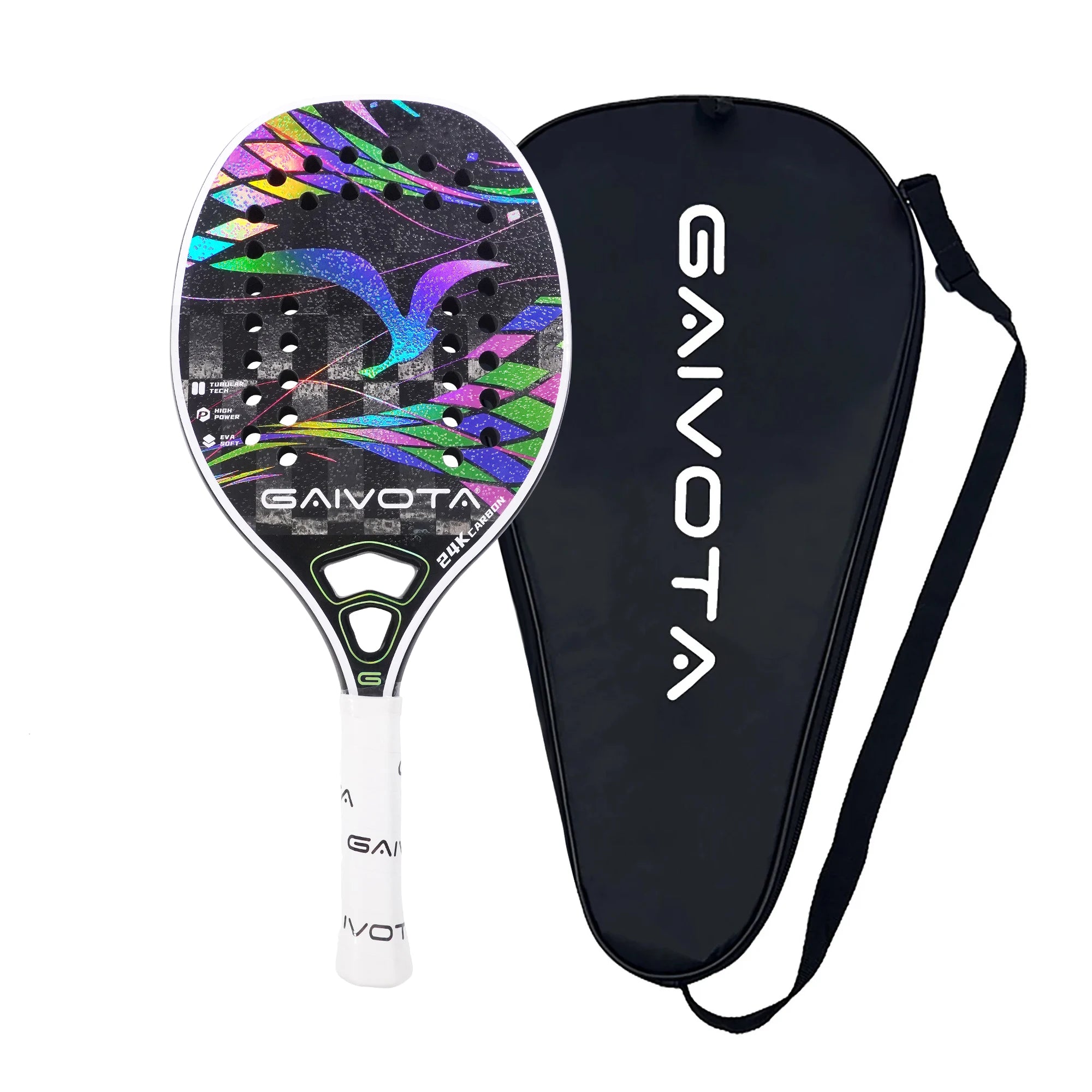 GAIVOTA 2025 300g lightweight beach tennis racket made of 24K carbon fiber, suitable for intermediate and advanced athletes