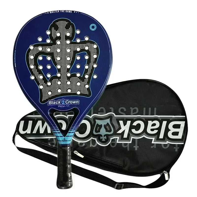 Padel Plate Tennis Racket Carbon Fibre Composite Diamond Shaped EVA Laminated Foam HPS Fengdong 3D SPIN Sports Racquet