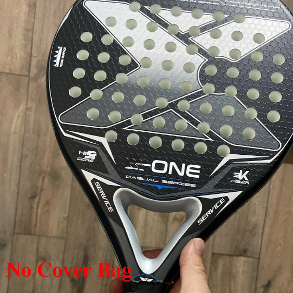 Hot Professional Padel Tennis Racket Carbon Fibre Composite Diamond Shaped EVA Laminated Foam Fengdong 3D SPIN Sports Racquet
