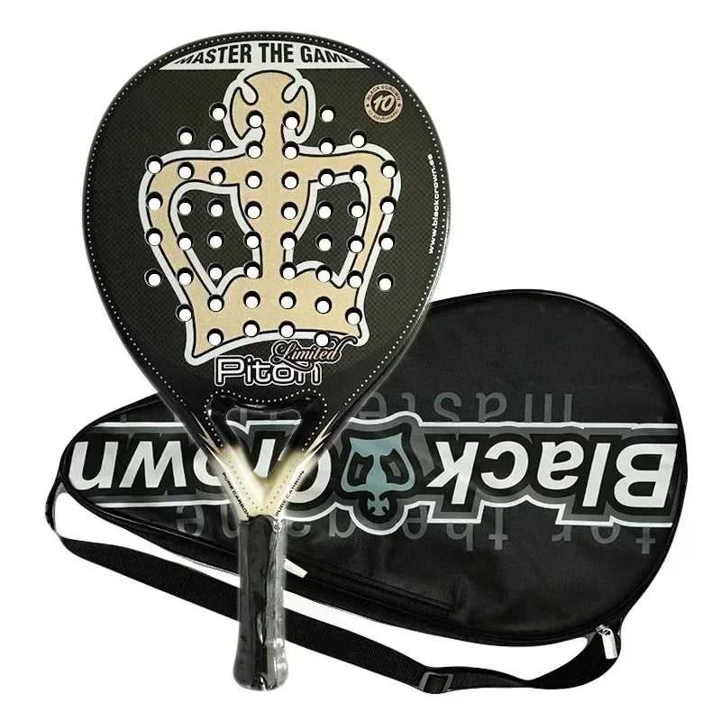 Padel Plate Tennis Racket Carbon Fibre Composite Diamond Shaped EVA Laminated Foam HPS Fengdong 3D SPIN Sports Racquet