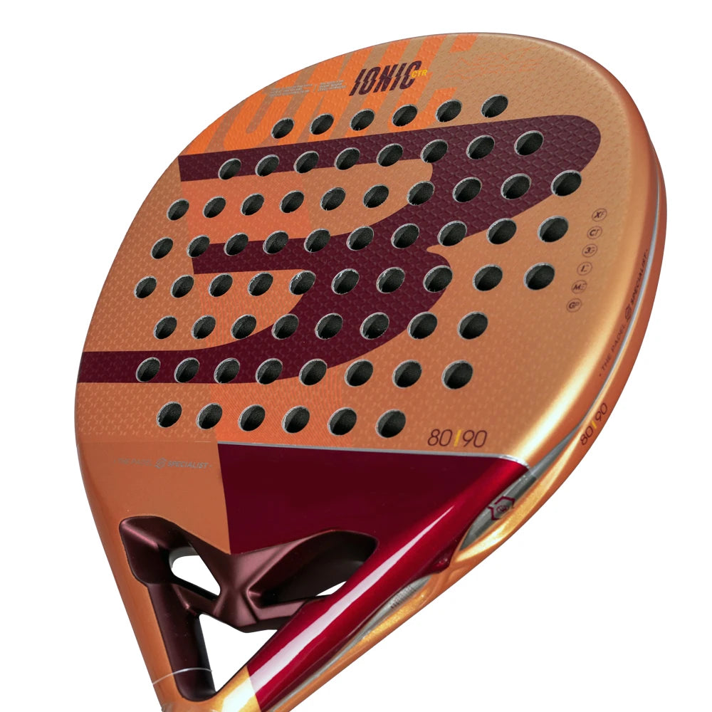 IONIC Control Padel Racket Carbon Fiber Tennis Racquet for Adults, EVA Soft Core, Balanced Power & Precision, Comfort Grip,