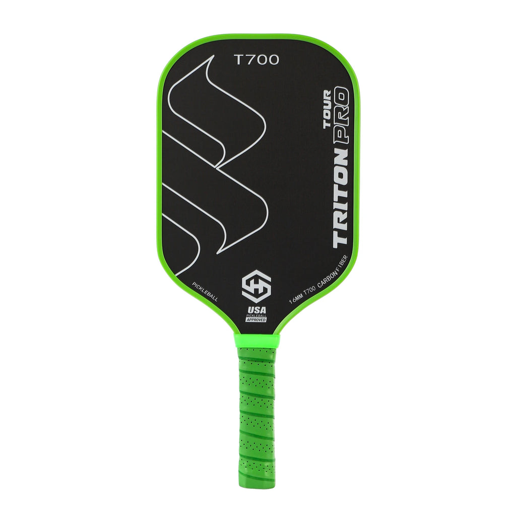 Pickleball Paddle with T700 Raw Carbon Fiber Surface 16mm STR-Core Power Polymer Core Premium Pickle Ball Racket Ultimate Spin